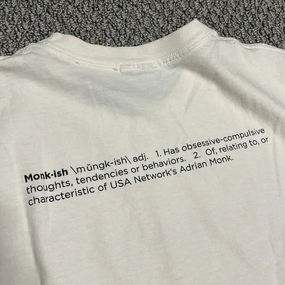 2000’s Monk Promo Vintage T-Shirt - Picture 4 of 4